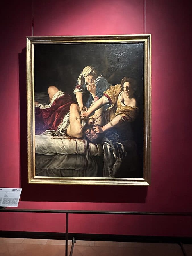 아르테미시아 젠틸레스키, 홀로페르네스의 목을 베는 유디트