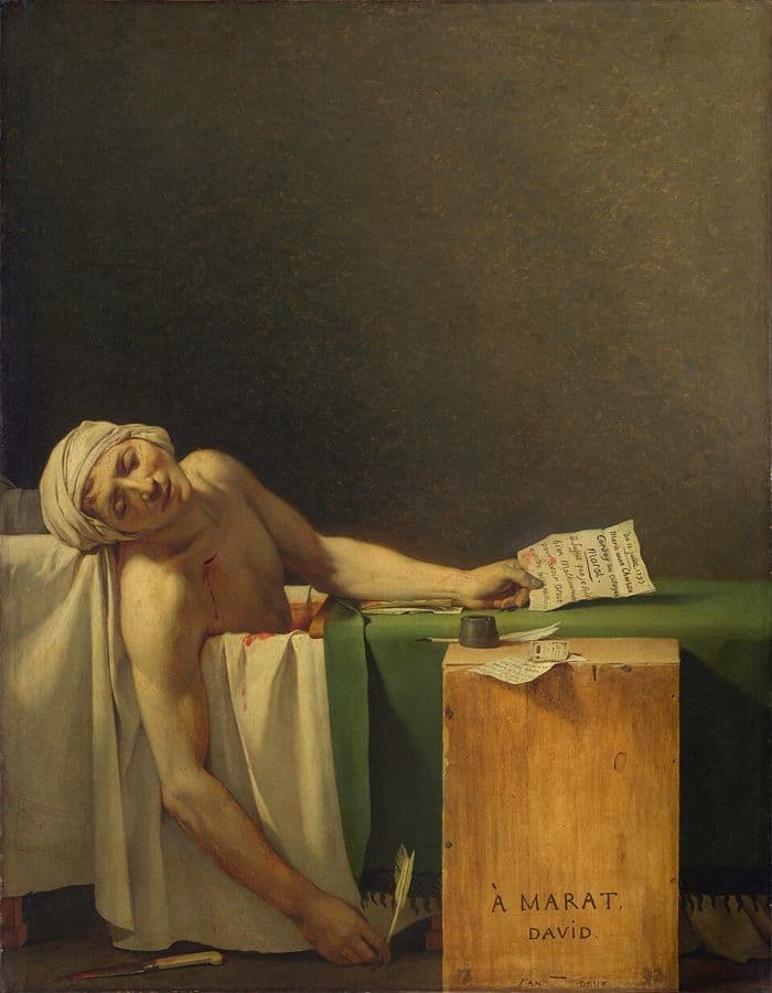 자크루이 다비드, 마라의 죽음 (1793)