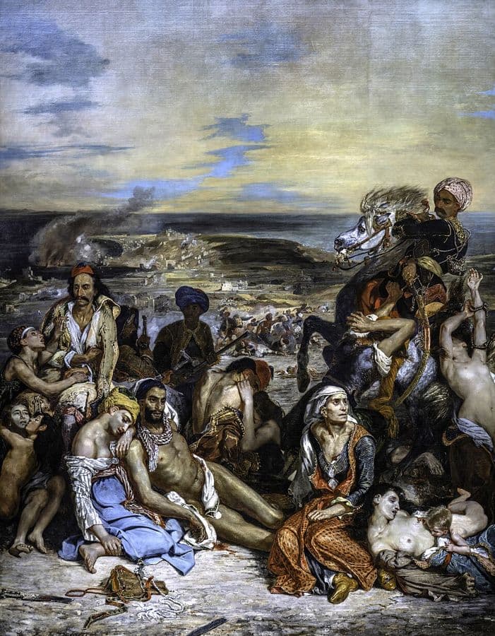 외젠 들라크루아, 키오스섬의 학살 (1824)
