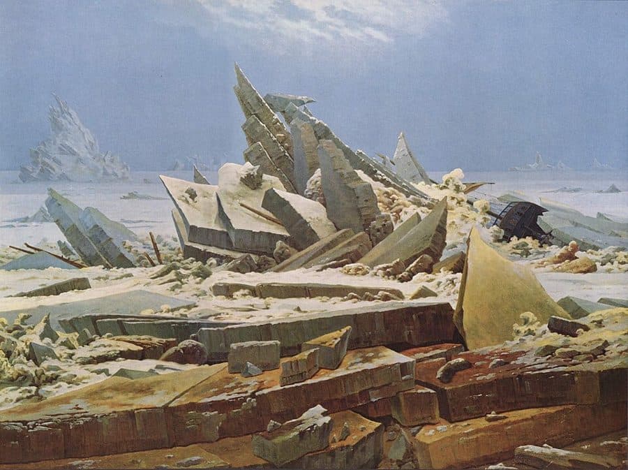 카스파르 다비트 프리드리히, 빙해 (1823–1824)