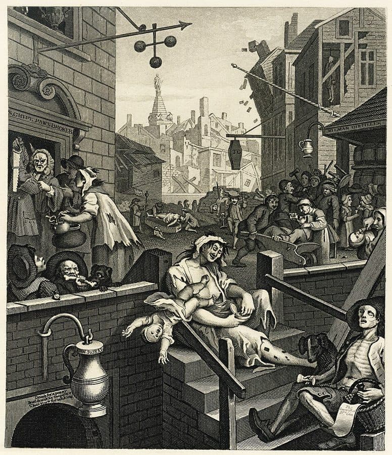 윌리엄 호가스, 진 거리 (1751)