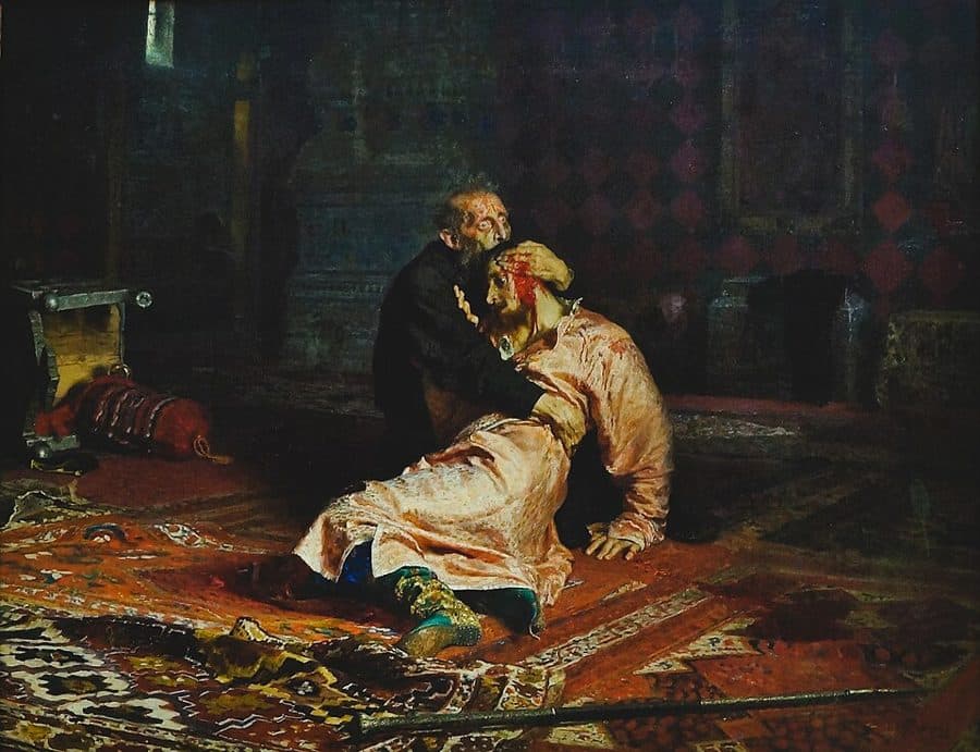 일리야 레핀, 이반 뇌제와 그의 아들 (1883–1885)