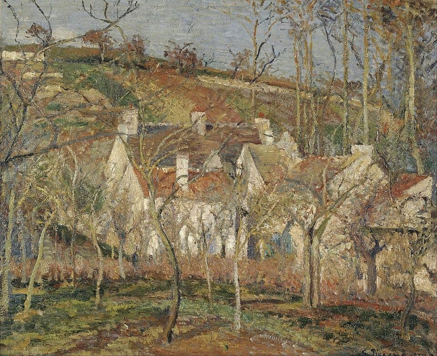카미유 피사로, 붉은 지붕 (1877)