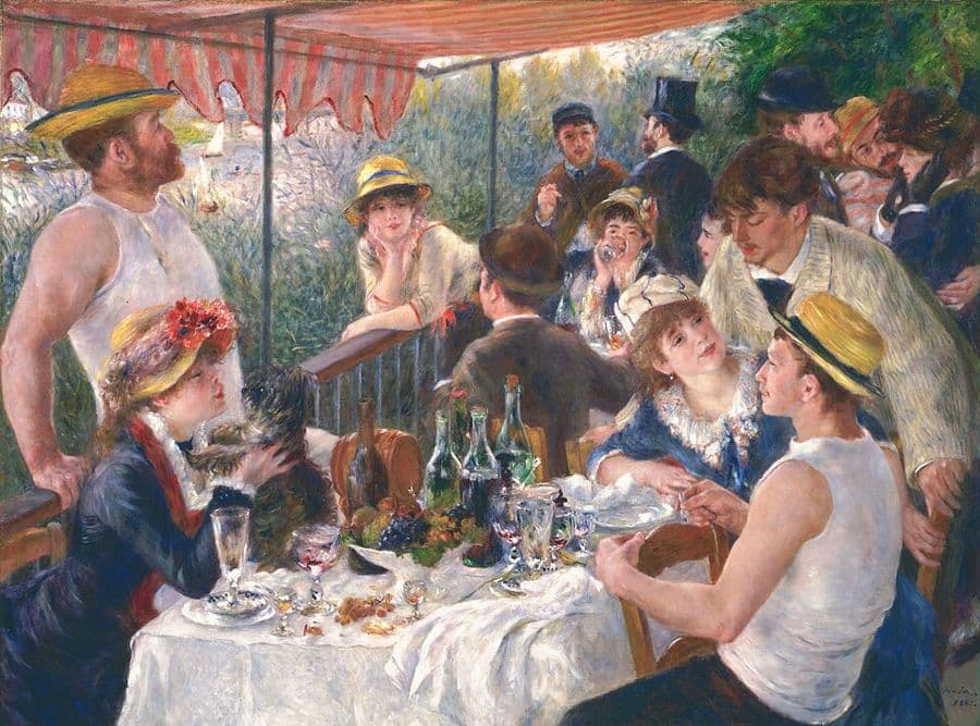 피에르오귀스트 르누아르, 뱃놀이 일행의 점심 (1880–1881)