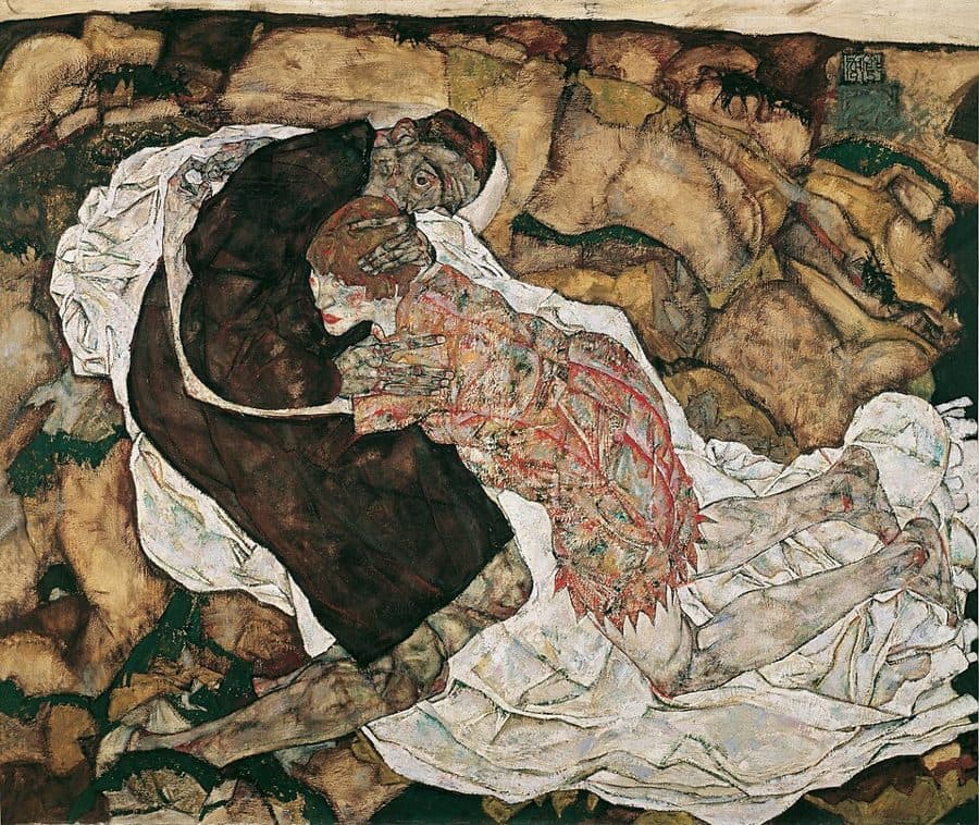 에곤 실레, 죽음과 소녀 (1915)