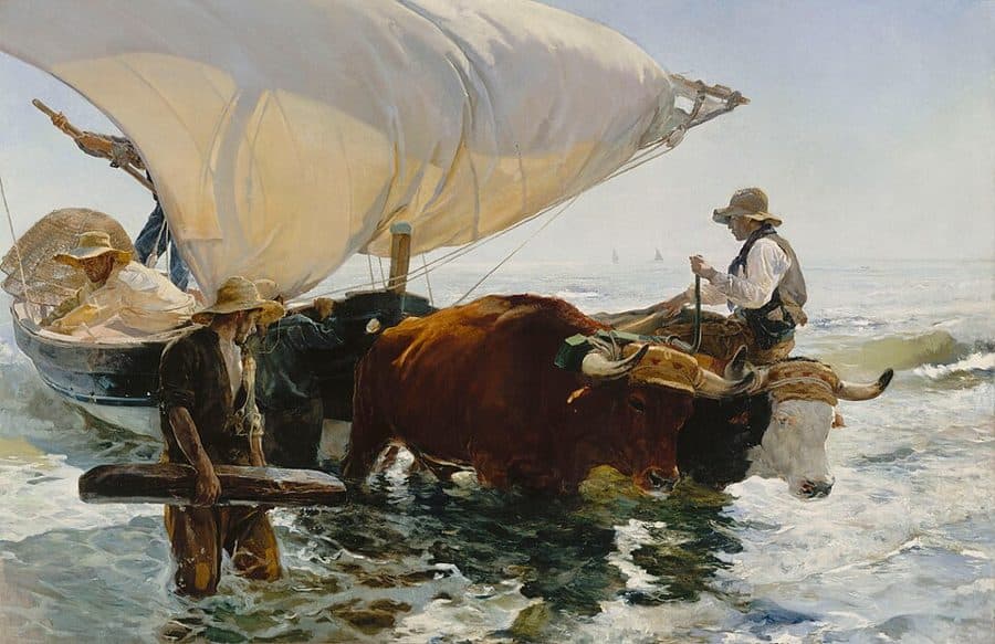 호아킨 소로야, 바다에서 돌아옴 (1894)