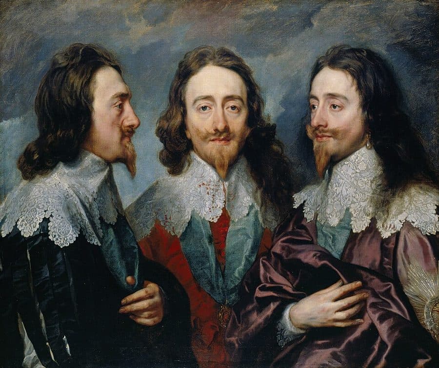 안토니 반 데이크, 찰스 1세의 세 방향 초상 (1635–1636)